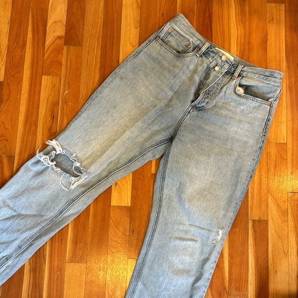 The Joni Highrise loose distressed jeans. - Picture 2 of 3